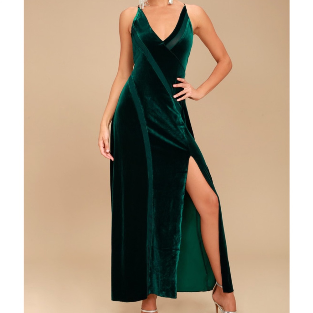 Free People Velvet Maxi Dress